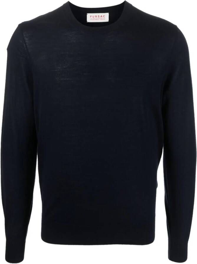 FURSAC Fijngebreide trui Blauw