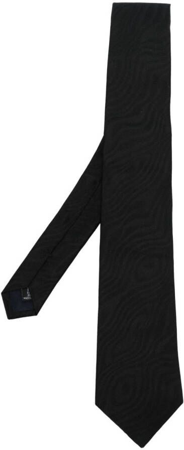 FURSAC Stropdas met jacquard Zwart