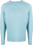 FURSAC Katoenen trui met ronde hals Blauw - Thumbnail 1