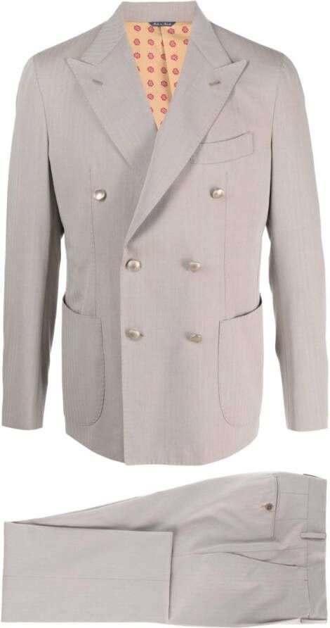 GABO NAPOLI Pak met dubbele rij knopen Beige