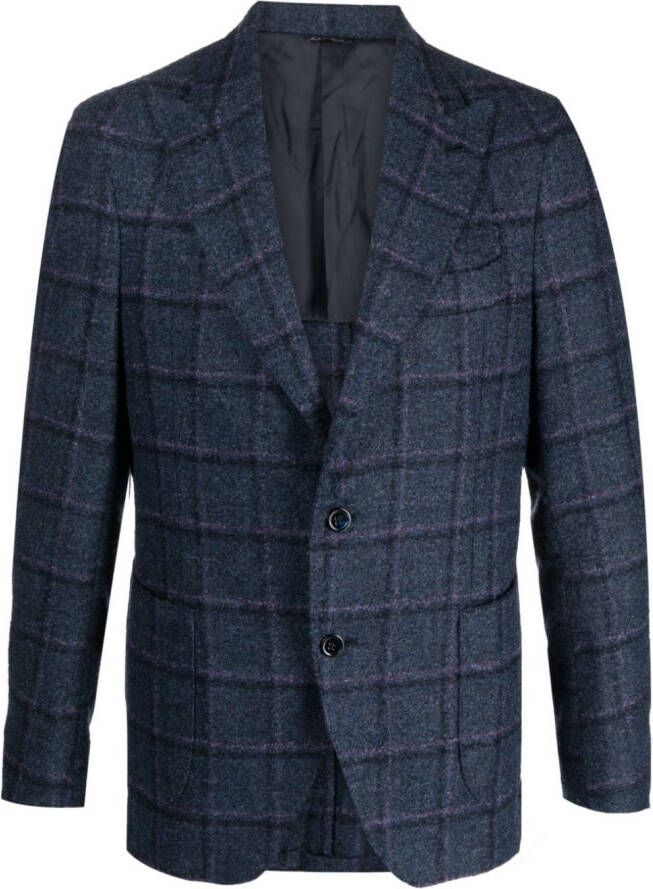GABO NAPOLI Geruite blazer Blauw