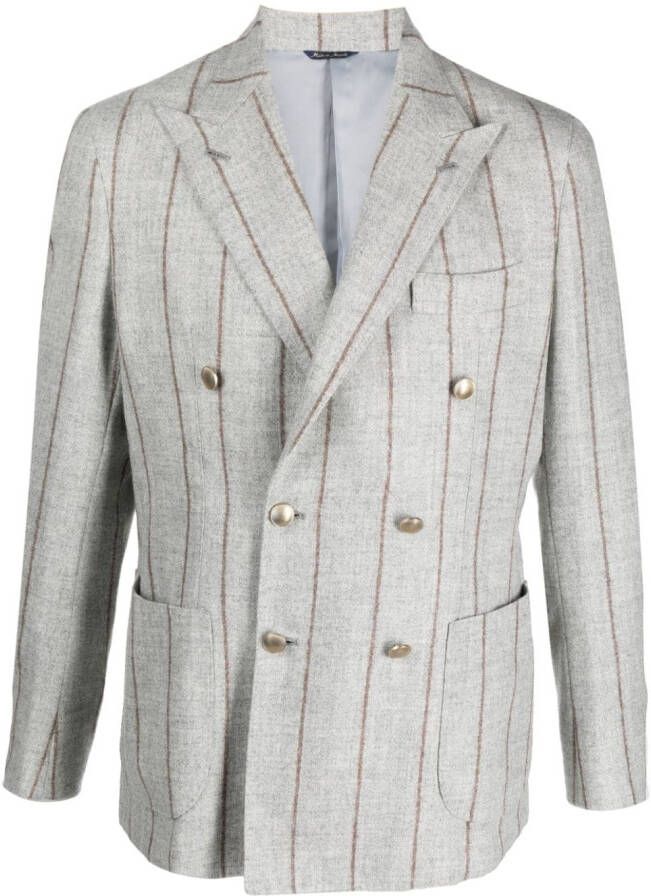 GABO NAPOLI Gestreepte blazer Grijs