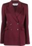Gabriela Hearst Blazer met dubbele rij knopen Rood - Thumbnail 1