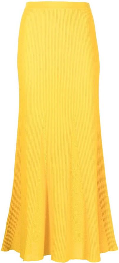 Gabriela Hearst High waist rok Geel