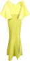Gaby Charbachy Off-shoulder maxi-jurk Groen - Thumbnail 1