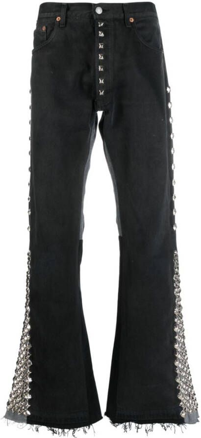 GALLERY DEPT. Jeans met logopatch Zwart