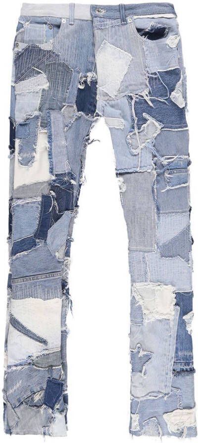 GALLERY DEPT. Jeans met patchwork Blauw