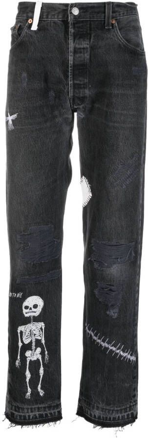 GALLERY DEPT. Straight jeans Zwart