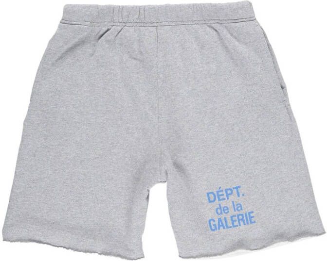 GALLERY DEPT. Shorts met logoprint Grijs