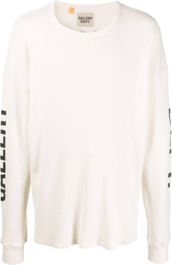 GALLERY DEPT. Sweater met logoprint Beige