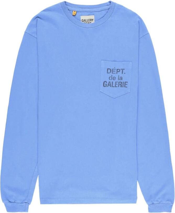 GALLERY DEPT. T-shirt met logoprint Blauw