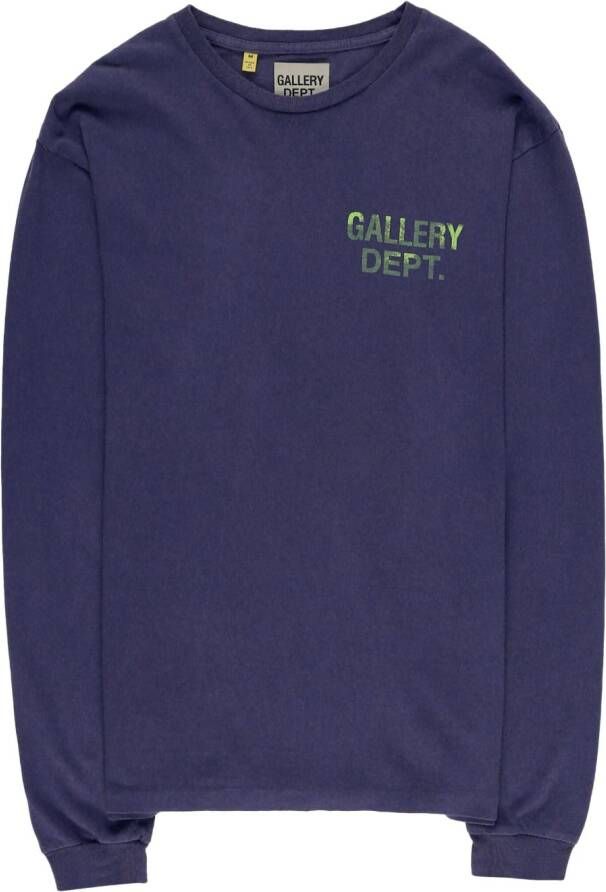 GALLERY DEPT. T-shirt met logoprint Blauw