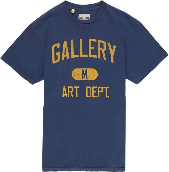 GALLERY DEPT. T-shirt met logoprint Blauw