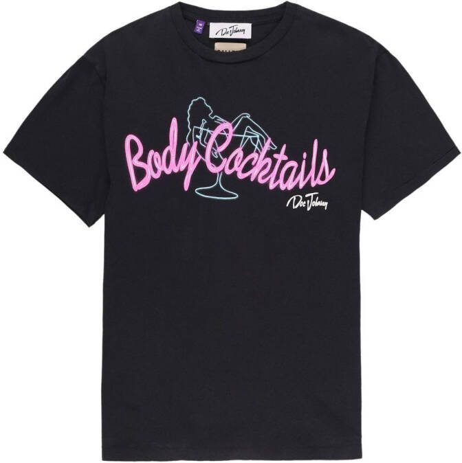GALLERY DEPT. T-shirt met logoprint Zwart