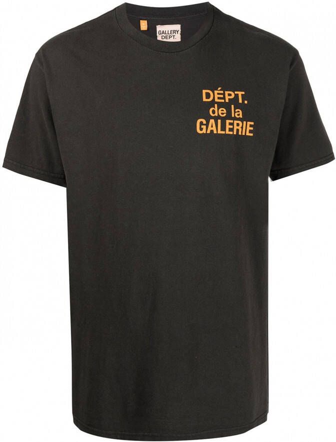 GALLERY DEPT. T-shirt met logoprint Zwart