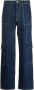 GANNI Straight jeans Blauw - Thumbnail 1