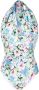 GANNI Badpak met bloemenprint Blauw - Thumbnail 1