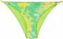 GANNI Bikinislip met tie-dye print Groen - Thumbnail 1