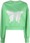 GANNI Sweater met vlinderprint Groen - Thumbnail 1