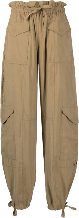 GANNI Cargo broek Beige