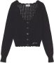 GANNI Cropped vest Zwart - Thumbnail 1