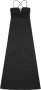 GANNI Maxi-jurk met gekruiste bandjes Zwart - Thumbnail 1