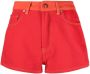 GANNI Denim shorts Rood - Thumbnail 1