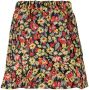 GANNI Rok met bloemenprint Rood - Thumbnail 1