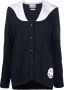 GANNI Intarsia vest Blauw - Thumbnail 1