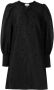 GANNI Mini-jurk met jacquard Zwart - Thumbnail 1
