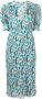 GANNI Jurk met bloemenprint Blauw - Thumbnail 1