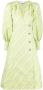 GANNI Jurk met lange mouwen Groen - Thumbnail 1