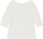 GANNI Kabelgebreide T-shirt Wit - Thumbnail 1