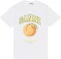 GANNI T-shirt met logoprint Wit - Thumbnail 1