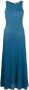 GANNI Metallic jurk Blauw - Thumbnail 1