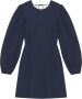 GANNI Mini-jurk met open rug Blauw - Thumbnail 1