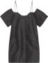 GANNI Mini-jurk met open schouders Zwart - Thumbnail 1