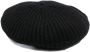 GANNI Baret met logopatch Zwart - Thumbnail 1