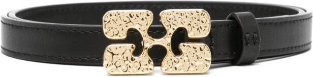 GANNI Riem met logogesp Zwart