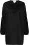 GANNI Mini-jurk met glitter Zwart - Thumbnail 1