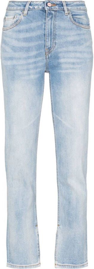 GANNI Straight jeans Blauw