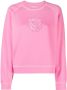 GANNI Sweater met logoprint Roze - Thumbnail 1