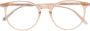 Garrett Leight Bril met rond montuur Beige - Thumbnail 1