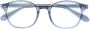 Garrett Leight Bril met rond montuur Blauw - Thumbnail 1