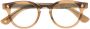Garrett Leight Bril met rond montuur Bruin - Thumbnail 1