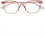 Garrett Leight Bril met vierkant montuur Beige - Thumbnail 1