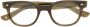 Garrett Leight Bril met vierkant montuur Bruin - Thumbnail 1