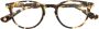 Garrett Leight Cle t bril met schildpadschild design Bruin - Thumbnail 1