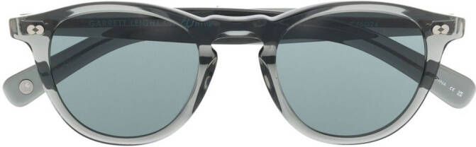 Garrett Leight Hampton bril met rond montuur Grijs