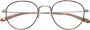Garrett Leight Paloma bril met rond montuur Bruin - Thumbnail 1